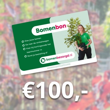 Bomenbon €100,-